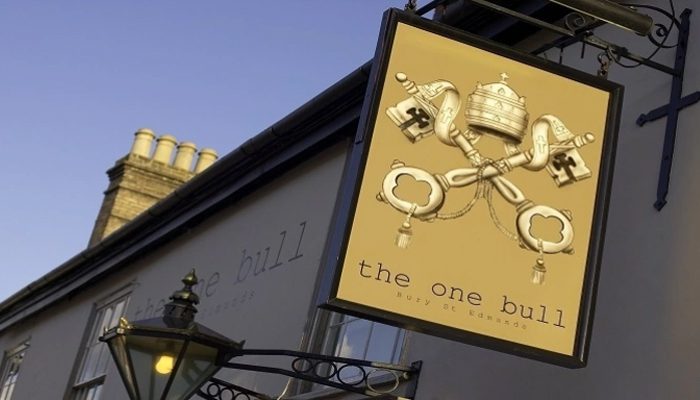 The exterior of The One Bull