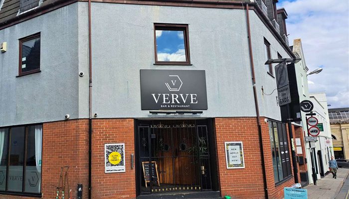 The exterior of Verve