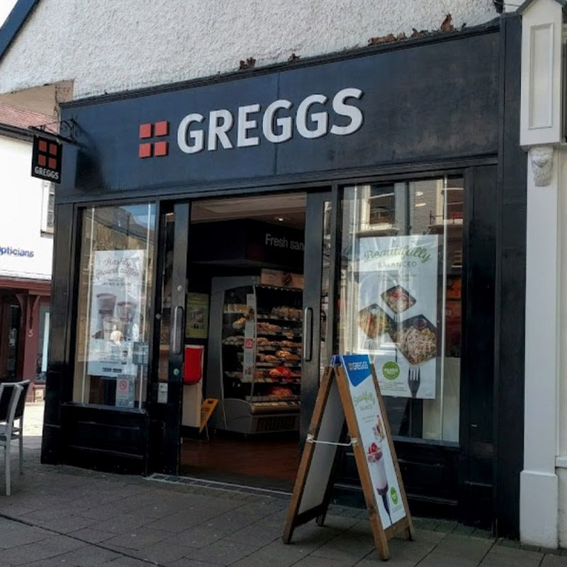 Exterior of Greggs