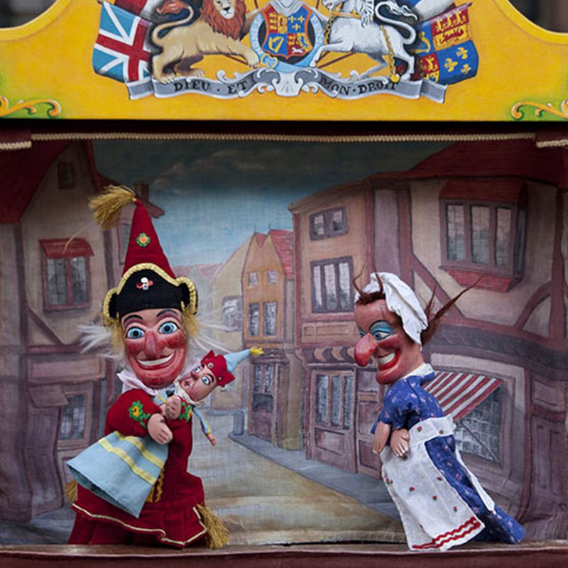 Punch and Judy show puppets