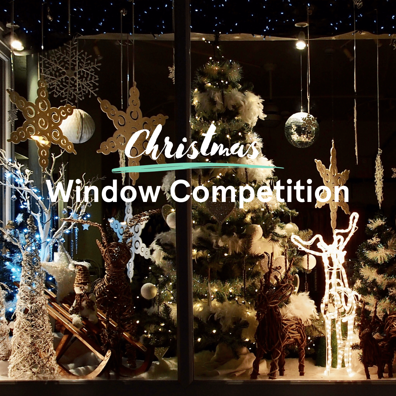 Voting for your favourite festive window could win you a prize 