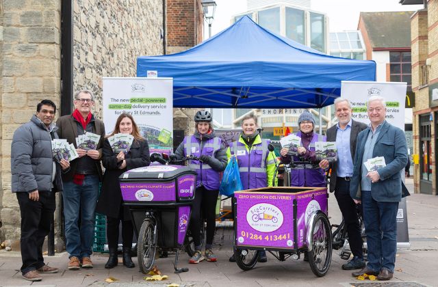 EcoCarriers Shop&Drop scheme launches in Bury St Edmunds