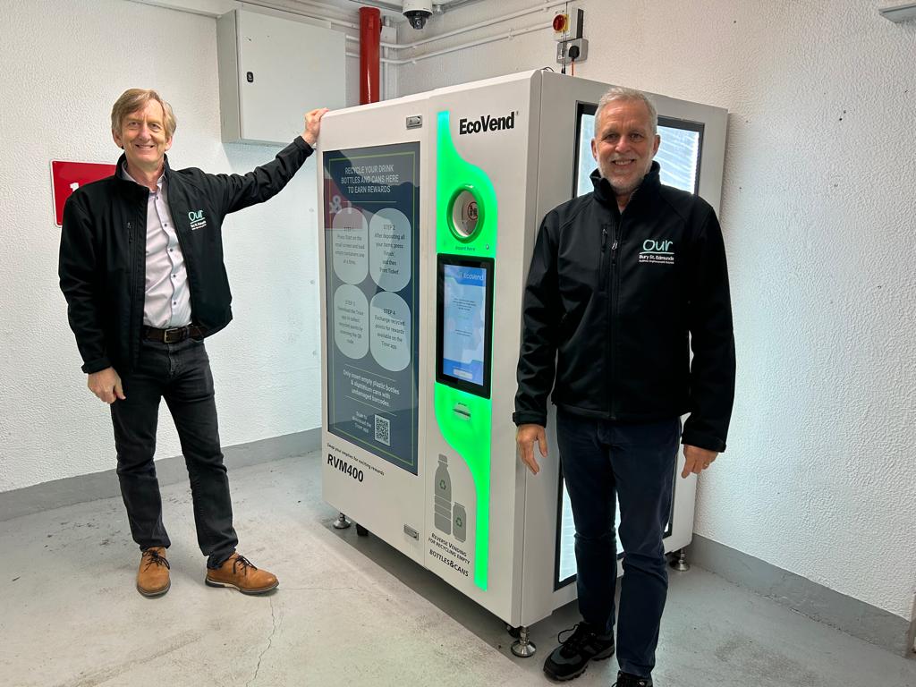 Our Bury St Edmunds backs innovative recycling machine